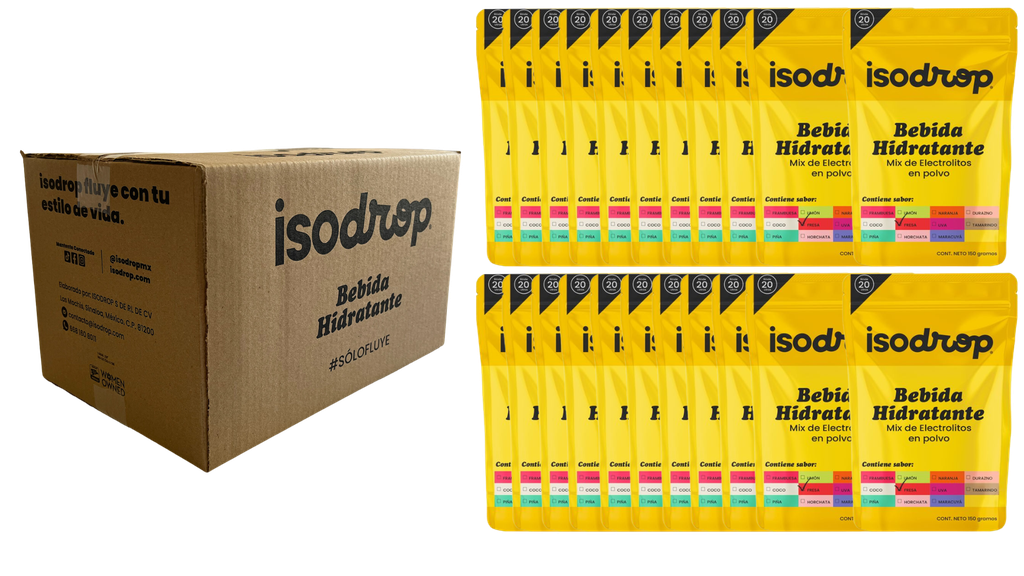 Caja de 22 sobres de 20 Lts - Sabores Mix