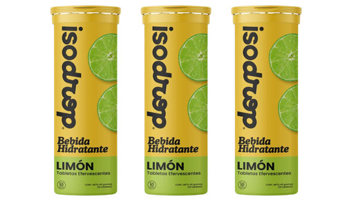 [KI-EF-L03] Pack de 3 Tubos Efervescentes - Sabor Lima Limón